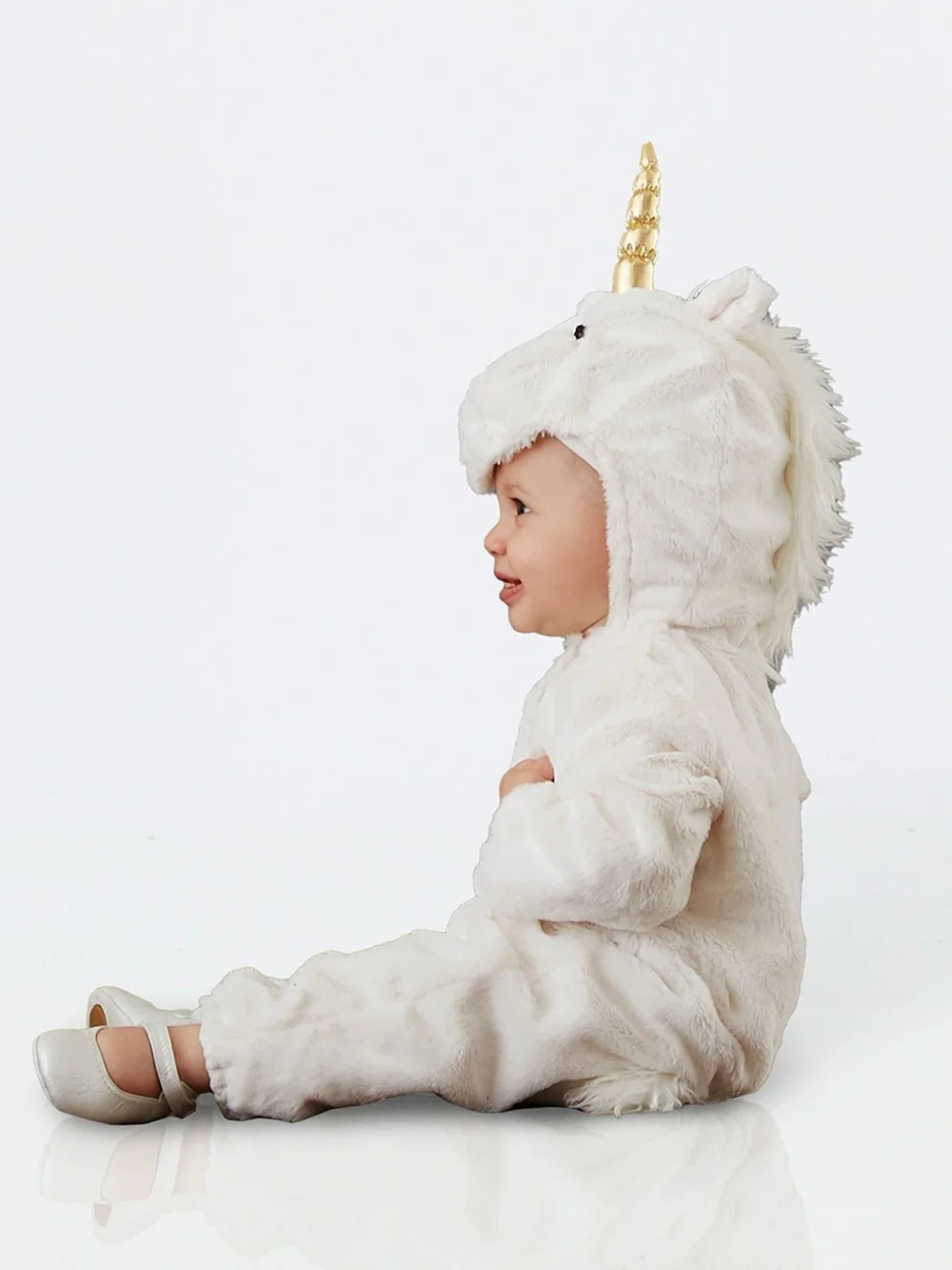 Pottery Barn Kids Magical Unicorn Halloween Costume 6-12 Months Baby White Fall